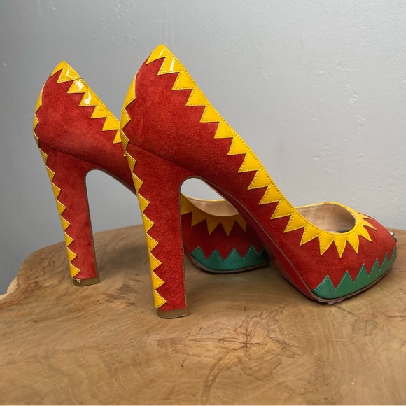 Christian Louboutin peep toe heels 38 - Picture 6 of 16